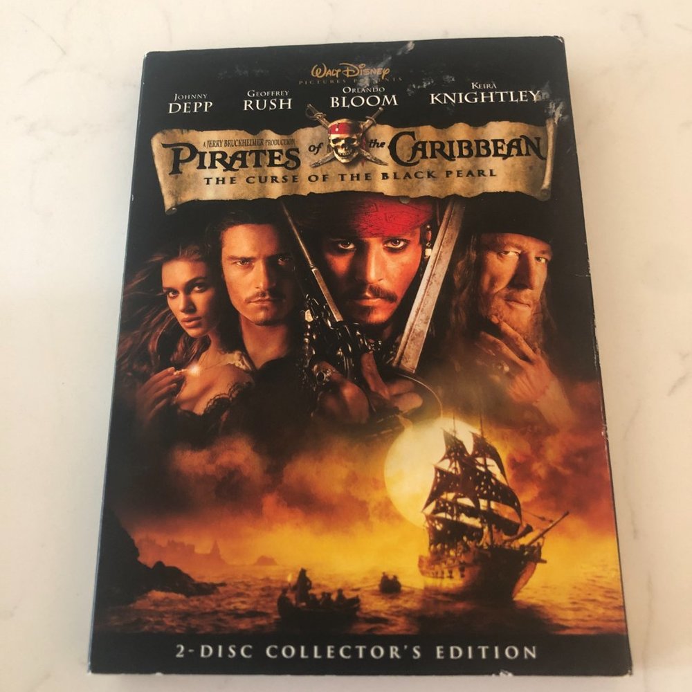 2 for $10 🎁 Pirates of the Caribbean "The Curse of the Black Pearl" DVD